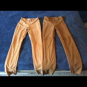 Ladies suede pants